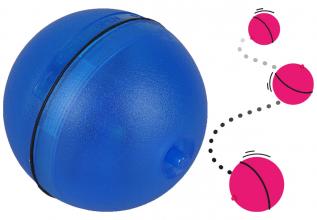 Kattleksak boll blå med rörelse och LED