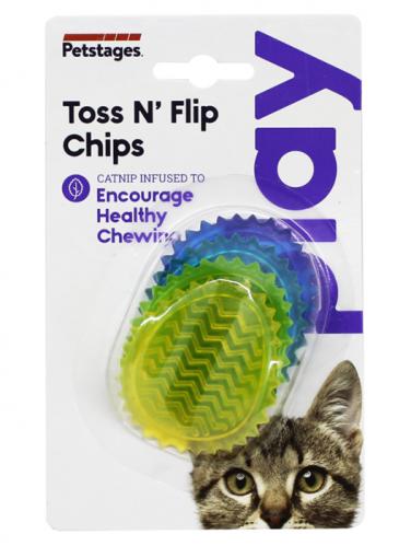 Kattleksak Toss'n Flips Chips 4-pack