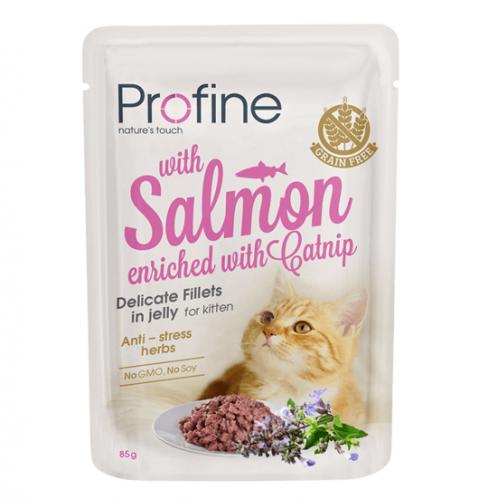 Profine Cat Fillets in Jelly with Salmon för kattungar