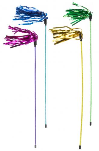 Kattleksak vippa glitter (blandade färger)