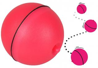 Kattleksak boll rosa med rörelse och LED
