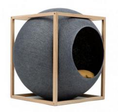 Le Cube Dark grey wood edition - Meyou Paris