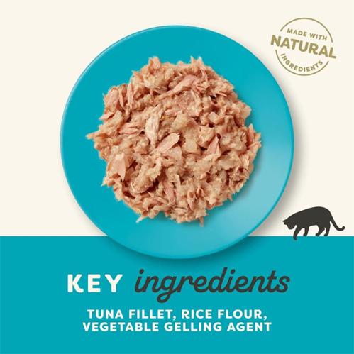 Ingredienser Applaws Tuna Fillet in jelly 70 g