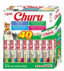 Churu Kattgodis 40-pack Seafood