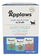 Applaws Fish selection buljong 12x70g