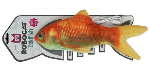 Kattleksak sprattlande fisk GULDFISK