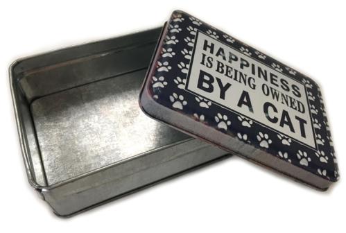 Metallskrin - Happiness is being owned by a cat
