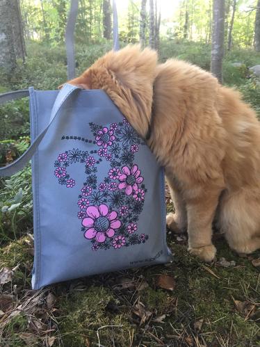 Supercat nice bag Blommiga katten