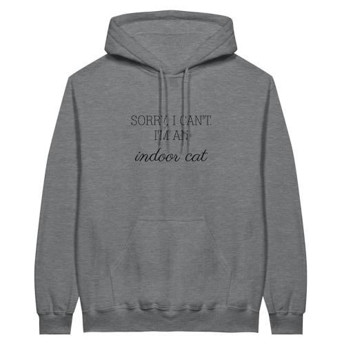 Supercat Hoodie Indoor cat, grå S