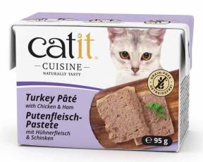 CatIt Cuisine pate turkey, chicken & ham