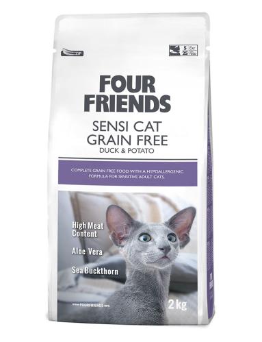 Kattmat FourFriends SensiCat Grainfree 2 kg