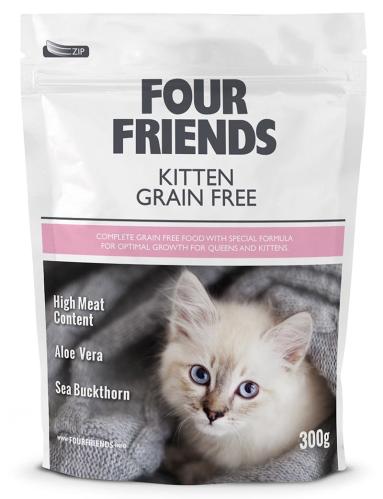 Kattmat FourFriends Kitten Grainfree 300g