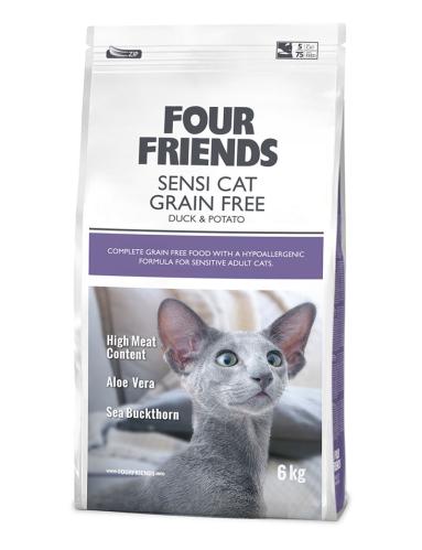 Kattmat FourFriends SensiCat Grainfree 6 kg