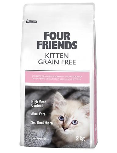 Kattmat FourFriends Kitten Grainfree 2 kg