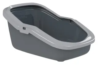 Peewee Ecominor med sprättkant Grå