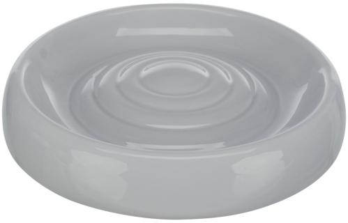 Vattenskål med låg kant, grå keramik