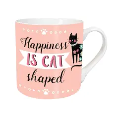 Mugg Happiness is Cat Shaped