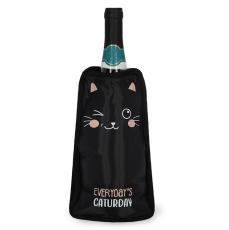 Flaskkylare vinkylare med kattmotiv