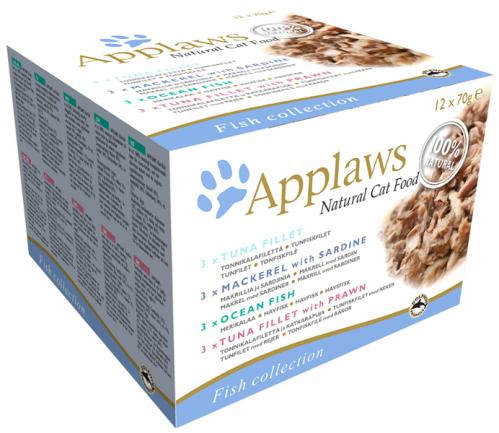 Äldre design kartong Applaws Multipack Fisk 12x70g