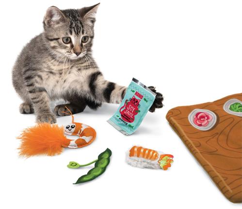 Kong Cat Sushi Pull-a-partz