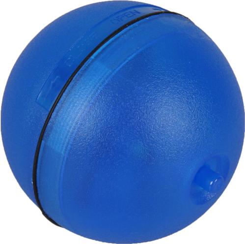 Kattleksak boll blå med rörelse och LED