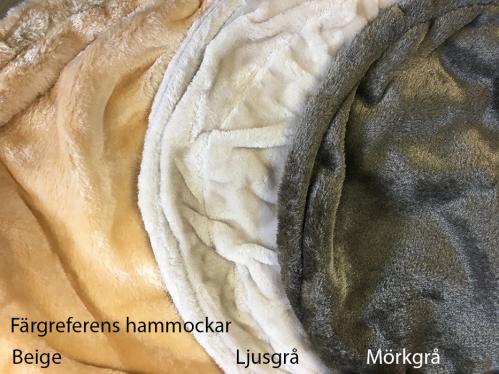 Hängmatta hammock extra stor ljusgrå