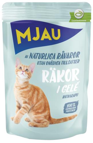 Mjau mix gele kött- och fisksmaker 12 x 85 gram