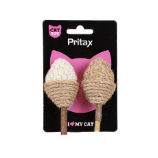 Kattleksak Natural 2-pack Kottar