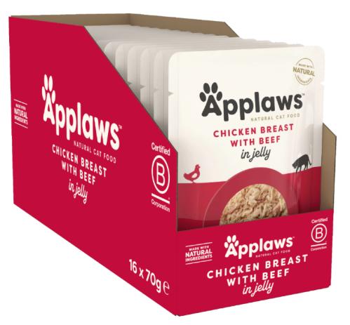Applaws Chicken breast with beef 70g