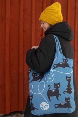 Shoppingpåse kattmotiv