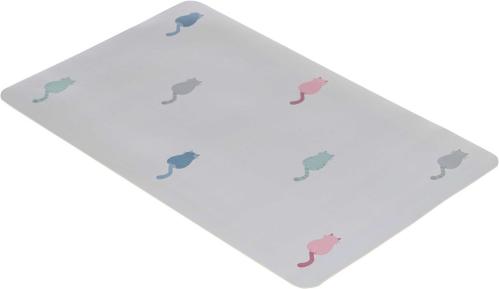 Lilly katt matskålsunderlägg