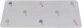 Lilly katt matskålsunderlägg