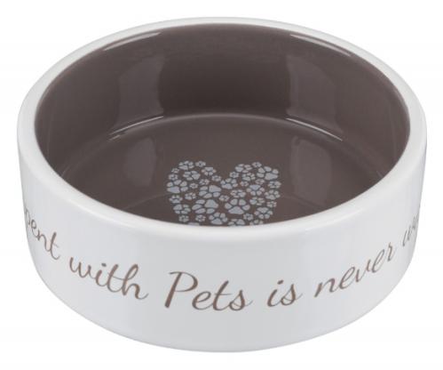 Keramikskål stor Pets-Home choklad