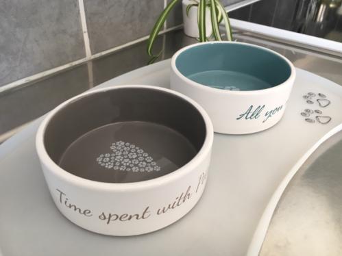 Keramikskål stor Pets-Home choklad