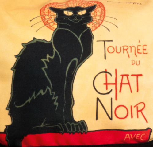 Axelremsväska Chat Noir