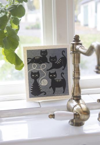 Disktrasa med kattmotiv