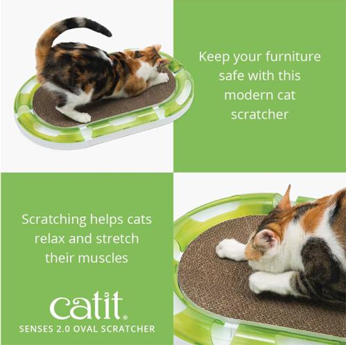 CatIt Senses 2.0 oval scratcher