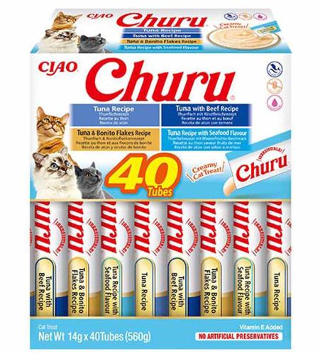 Churu Kattgodis 40-pack Tuna