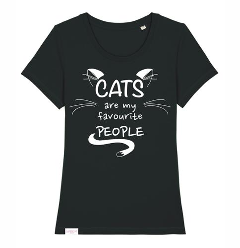 Supercat tshirt Dam Favourite Svart