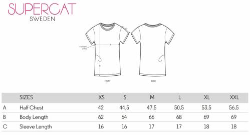 Supercat tshirt Dam Favourite Svart