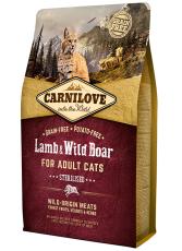 Carnilove Cat Lamm & vildsvin 6 kg