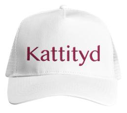 Supercat Truckerkeps Kattiyd vit/rosa