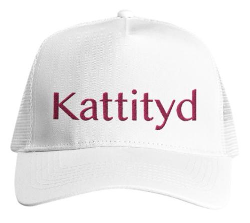 Supercat Truckerkeps Kattiyd vit/rosa