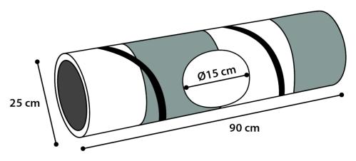 Lektunnel 90 cm lång