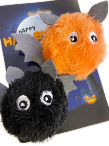 Kattleksak fladdermusbollar halloween 2-pack