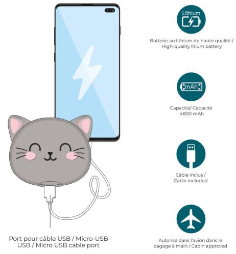 Powerbank Katt My Super Power