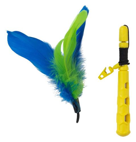 Kattleksak Flutter-ee Feathers Telescopic Cat Wand