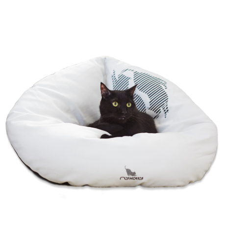 EMI modern catbed white