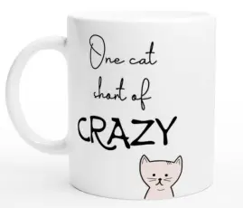 Mugg One cat short of crazy