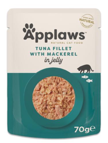 Kattmat Applaws Tuna with mackerel Jelly 70 g